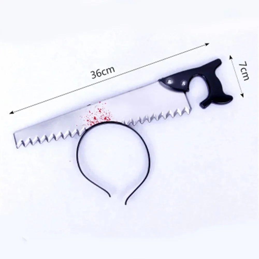 Headband Realistic Weapon Piercing Illusion Blood Effect