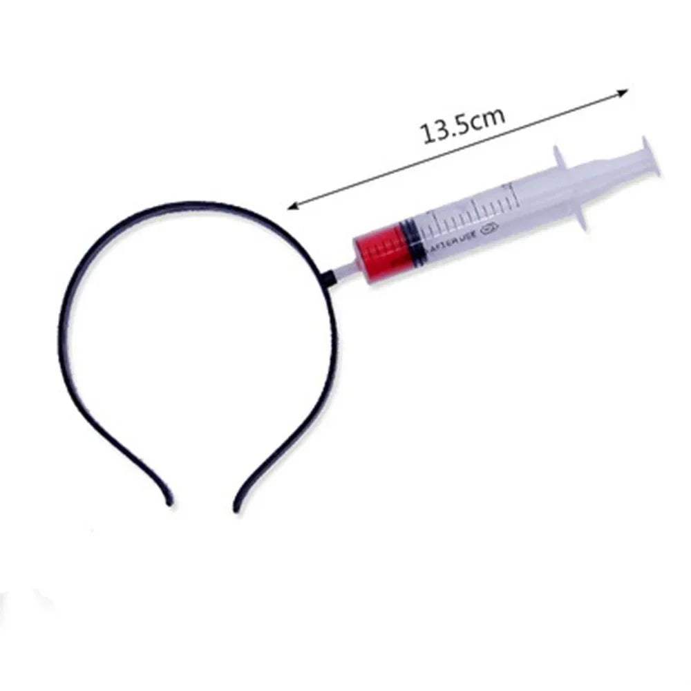 Headband Realistic Weapon Piercing Illusion Blood Effect