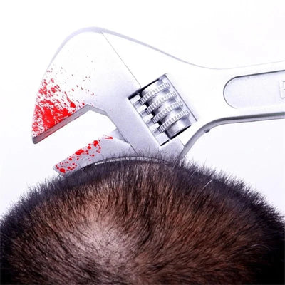 Headband Realistic Weapon Piercing Illusion Blood Effect