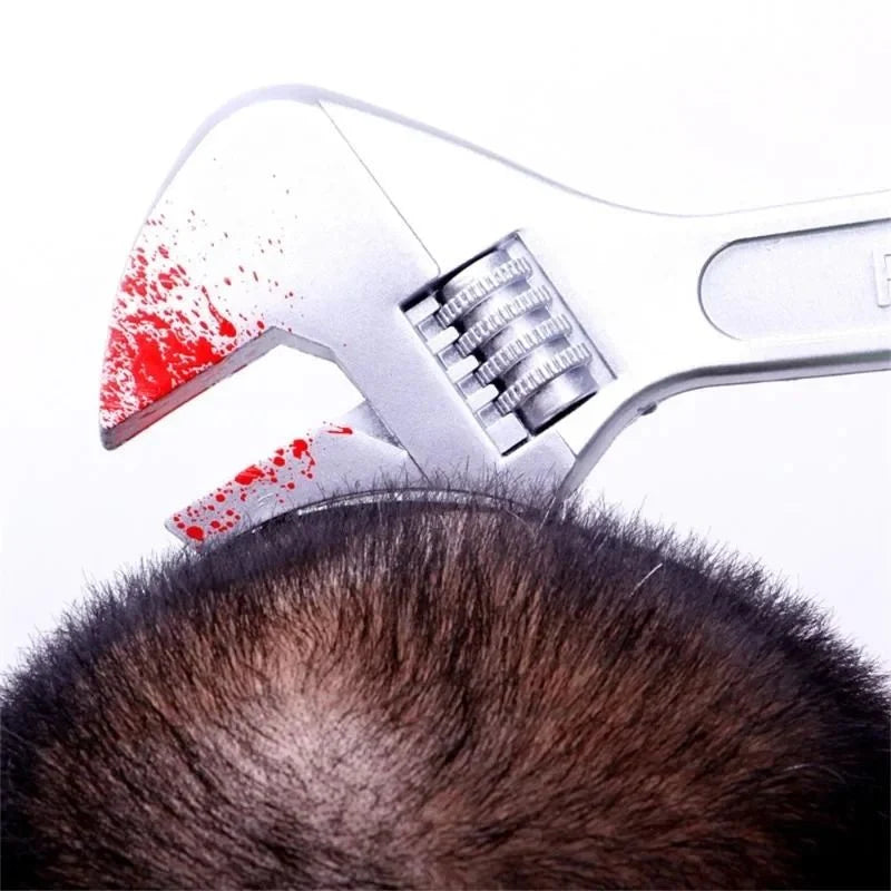Headband Realistic Weapon Piercing Illusion Blood Effect