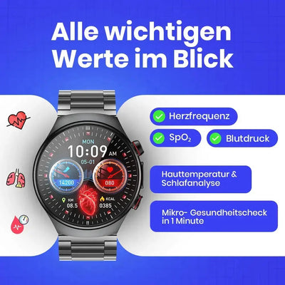 Health Watch ECG AI Trend Analysis 7-Day Battery