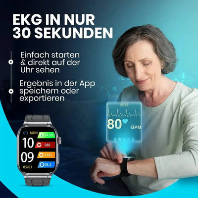 Health Watch ECG AI Trend Analysis 7-Day Battery