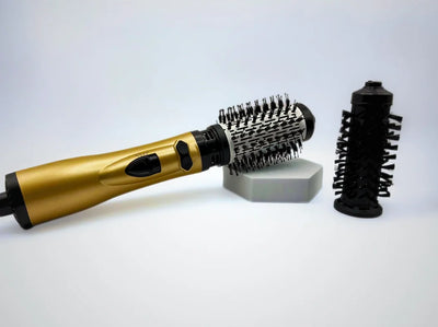 Hot Air Brush 360° Auto-Rotate Ionic Interchangeable Heads