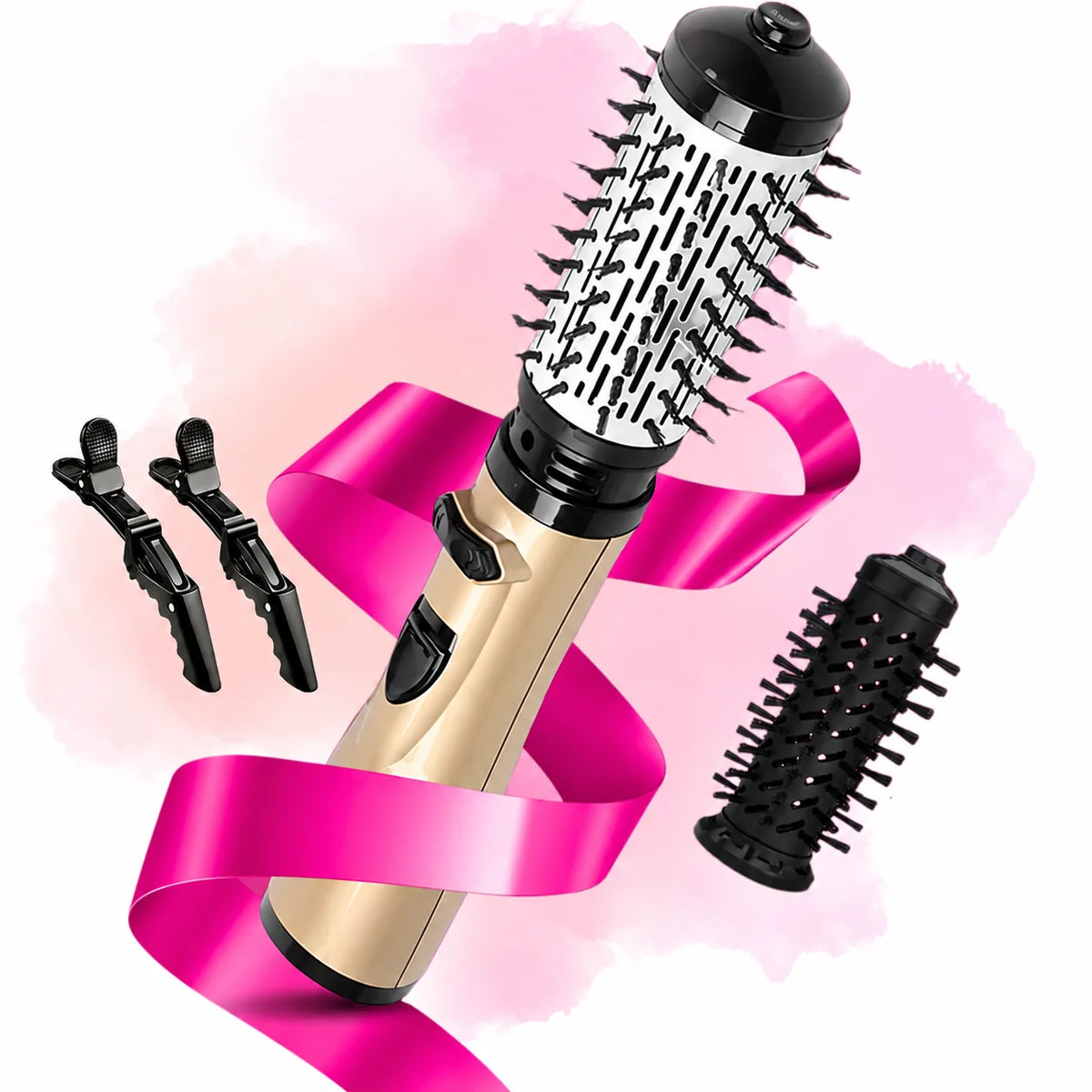 Hot Air Brush 360 Degree Rotation & Ion Technology
