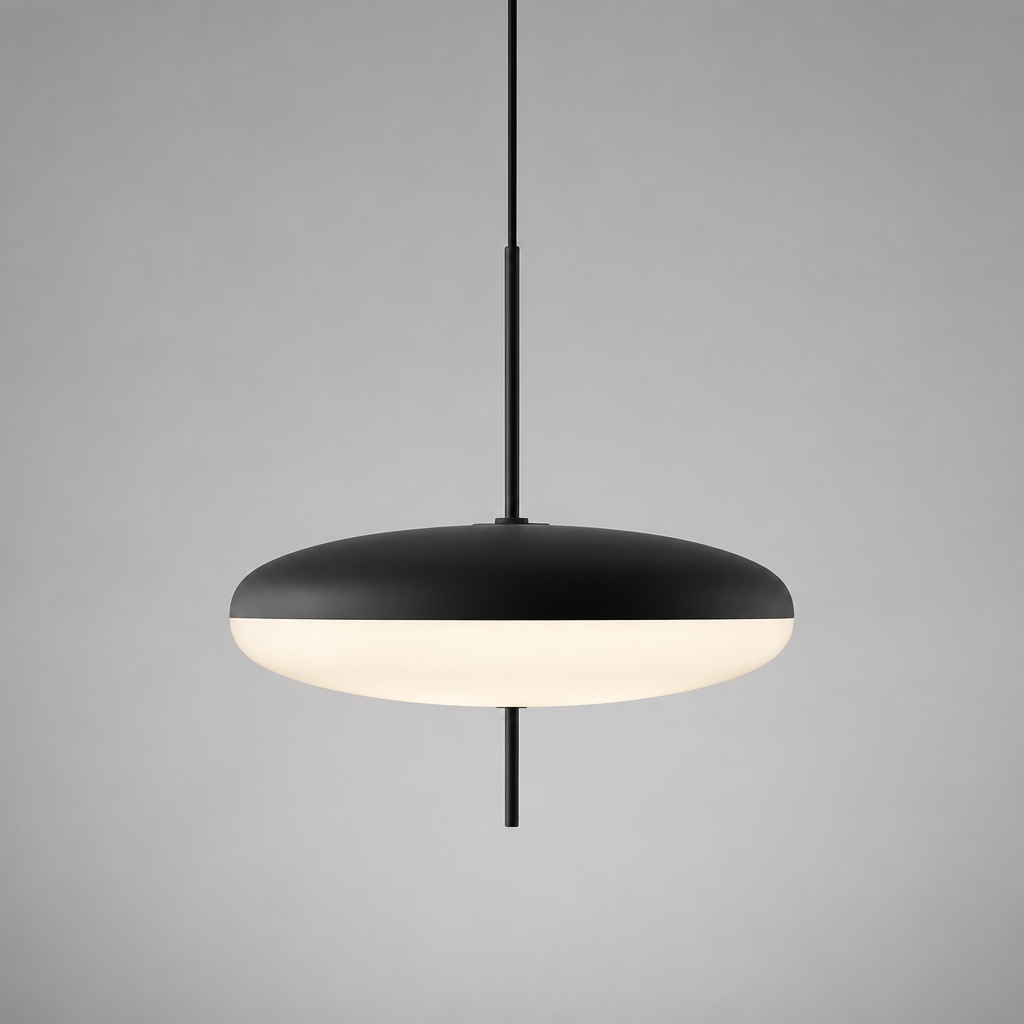 Industrial Iron Dome Pendant Light