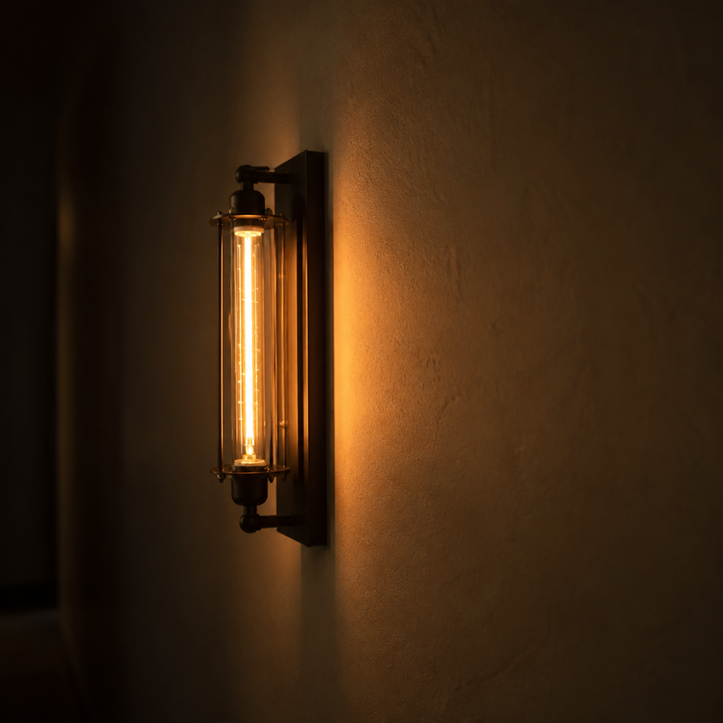 Industrial Iron LED Wall Sconce