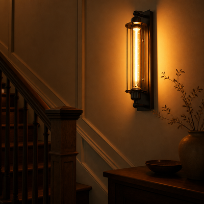 Industrial Iron LED Wall Sconce