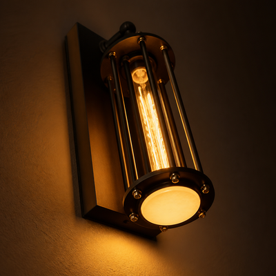 Industrial Iron LED Wall Sconce