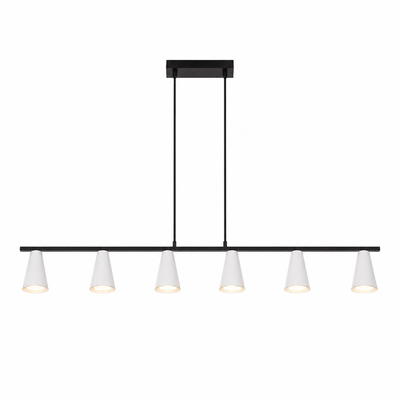 Industrial Metal 6-Light Chandelier