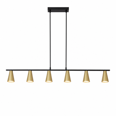 Industrial Metal 6-Light Chandelier