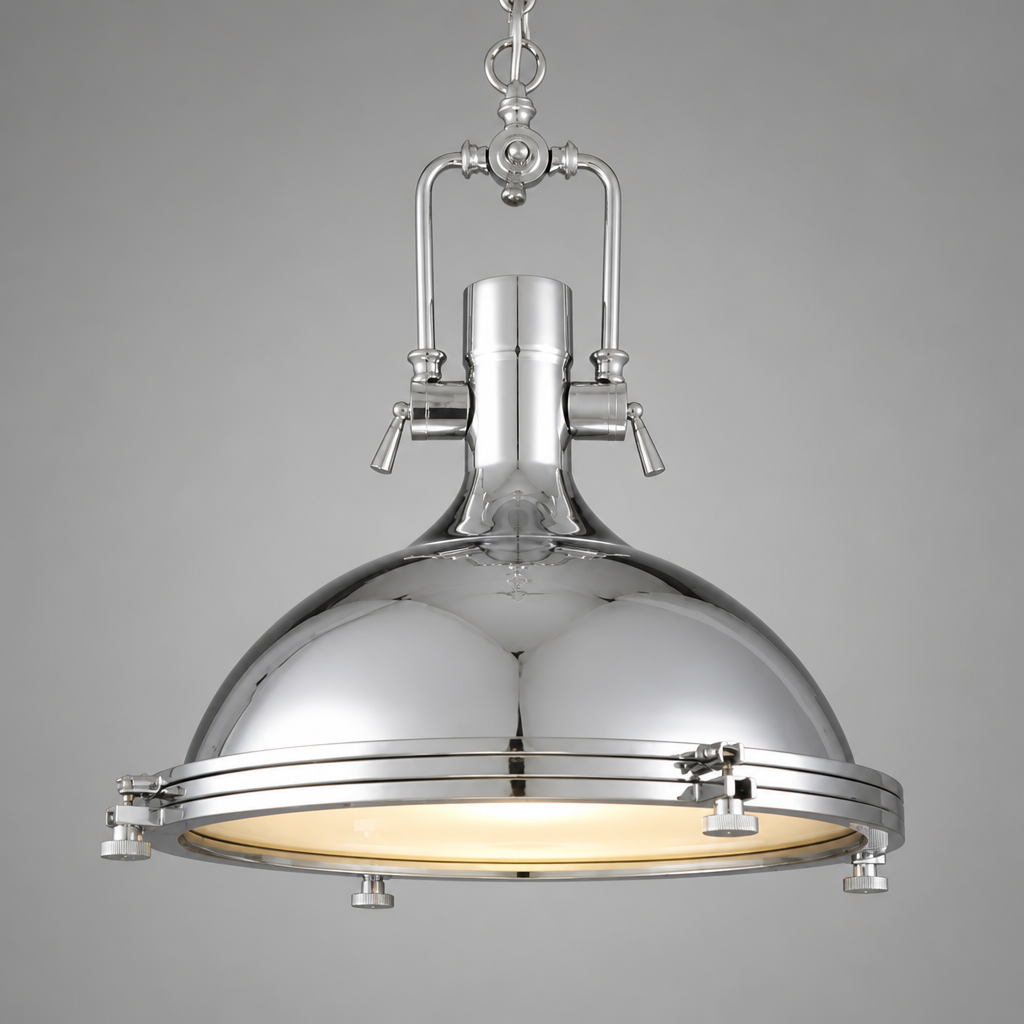 Industrial Metal LED Cage Pendant Light