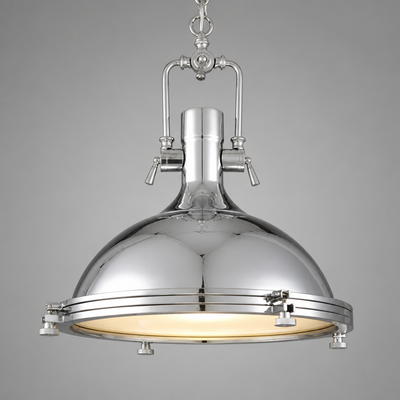 Industrial Metal LED Cage Pendant Light