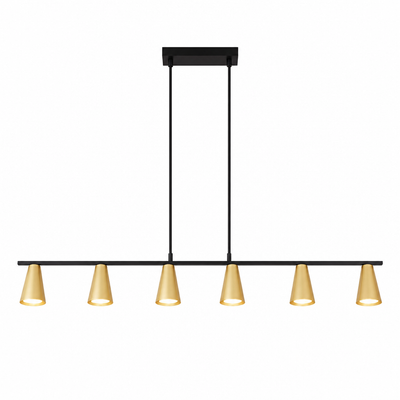 Industrial Metal Linear Pendant Light