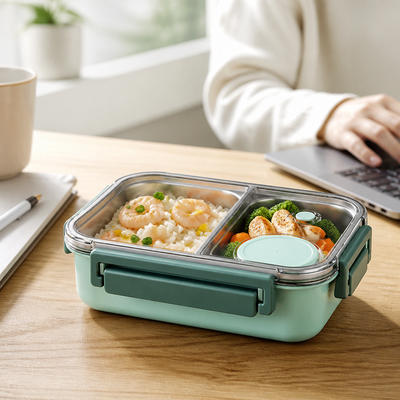 Insulated Food Container Leak-Proof Lid Compact Lightweight Dishwasher Safe