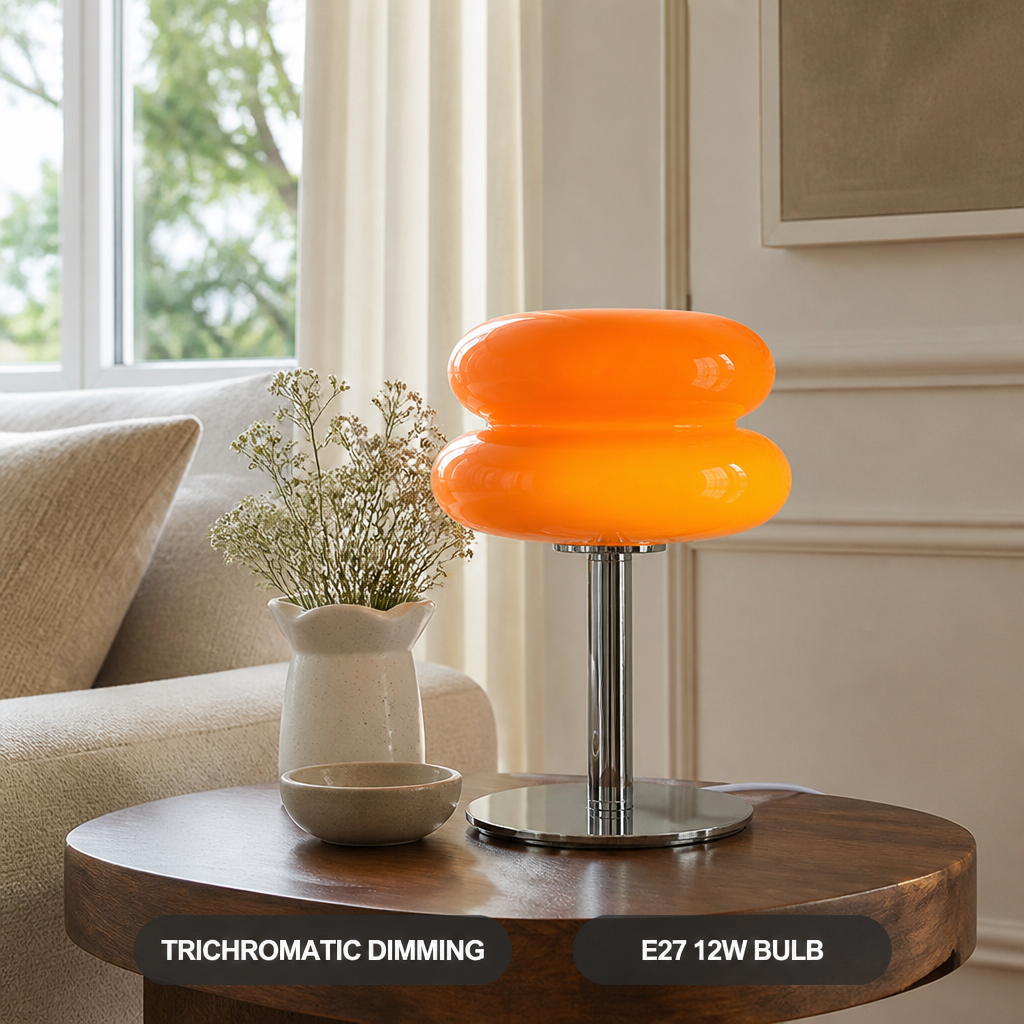 Iron & Glass Macaron Table Lamp