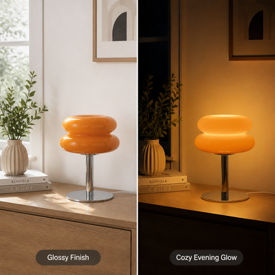 Iron & Glass Macaron Table Lamp