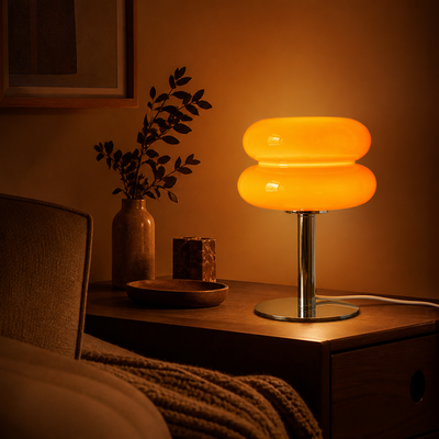 Iron & Glass Macaron Table Lamp