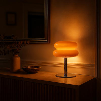 Iron & Glass Macaron Table Lamp