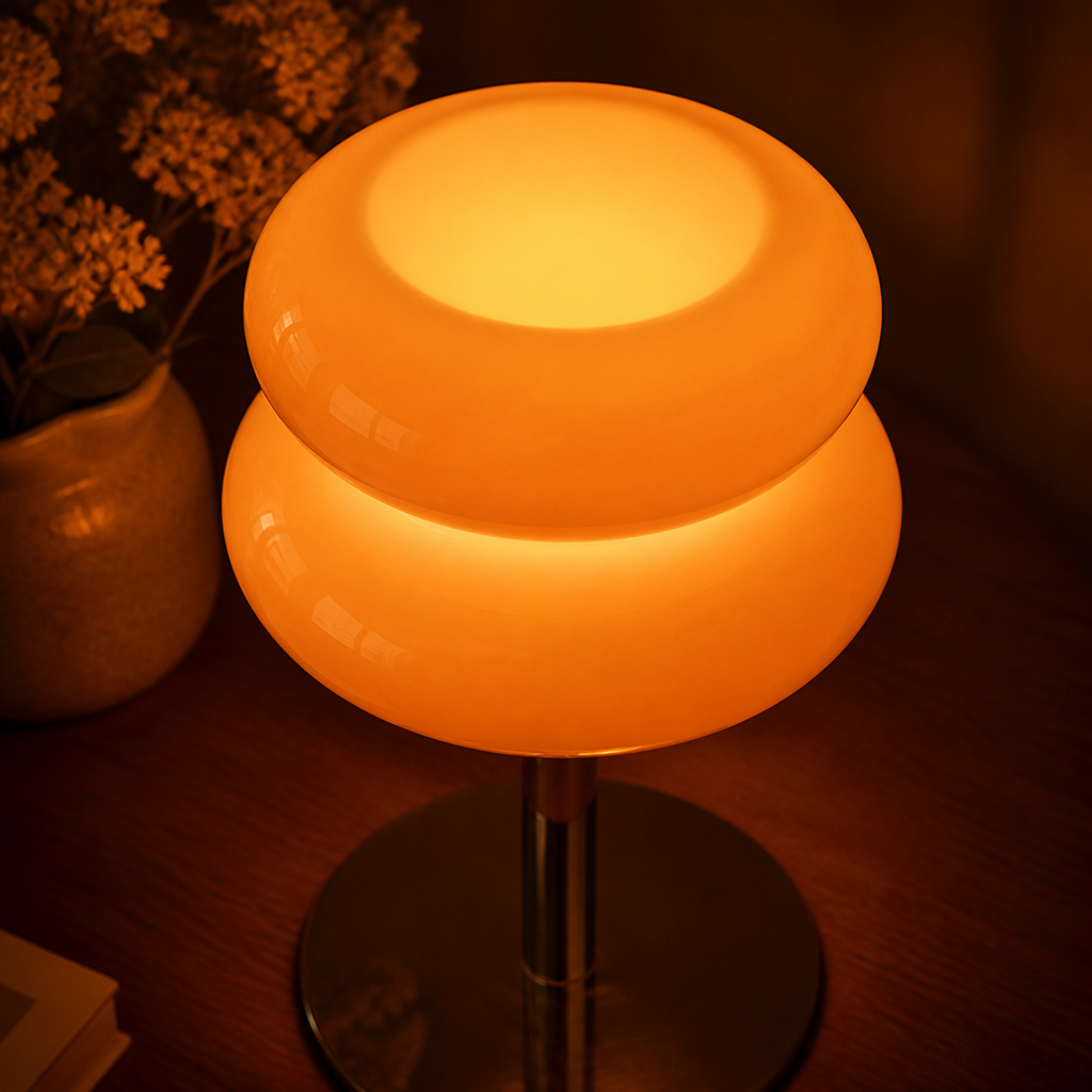 Iron & Glass Macaron Table Lamp