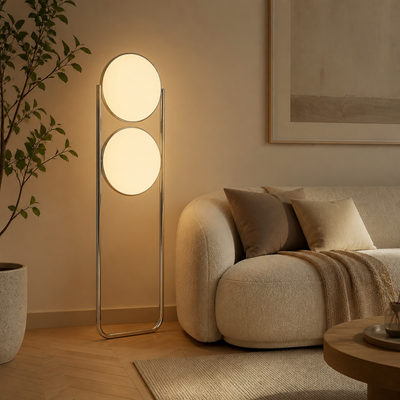 Japanese Acrylic LED Ball Floor Lamp