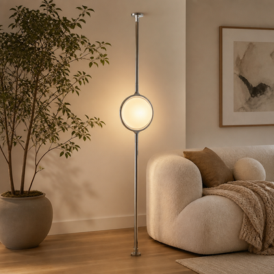 Japanese Acrylic LED Ball Floor Lamp
