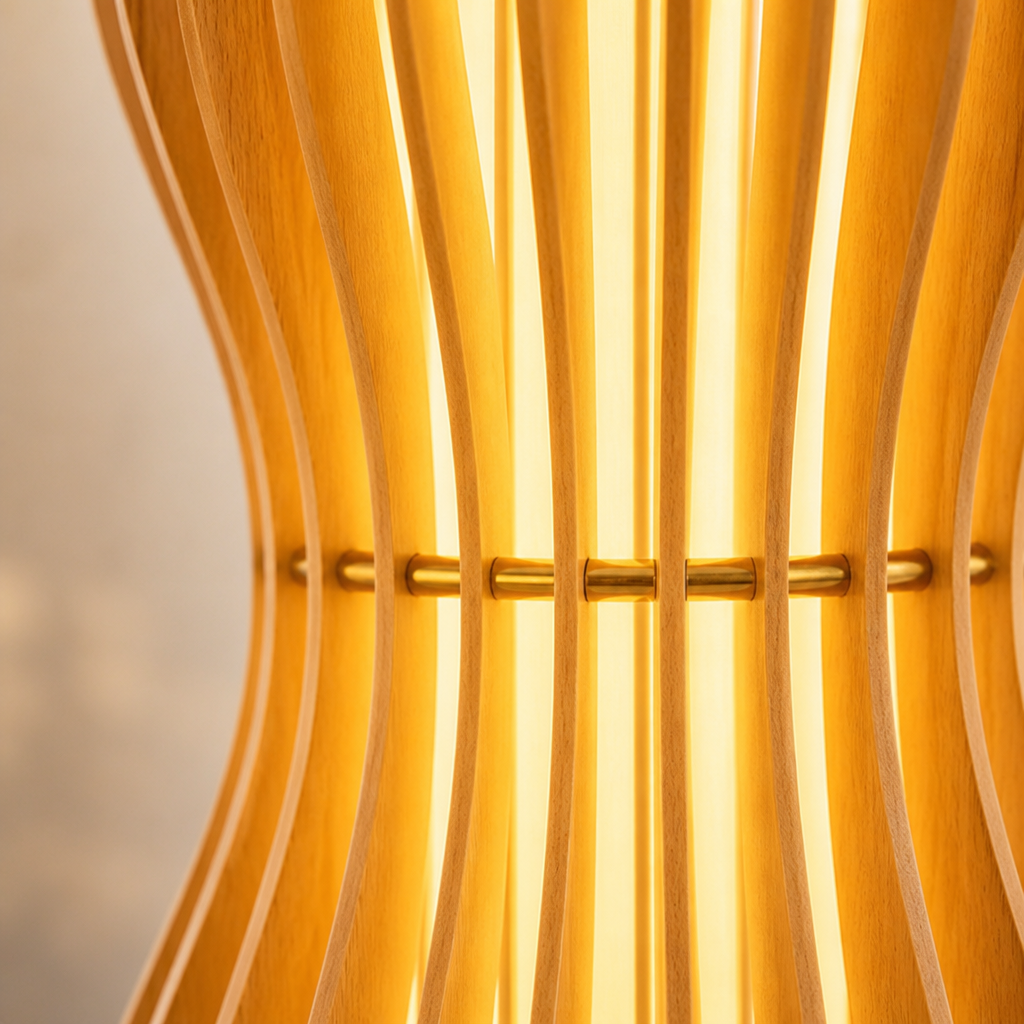 Japanese Grass-Skirt LED Floor Lamp