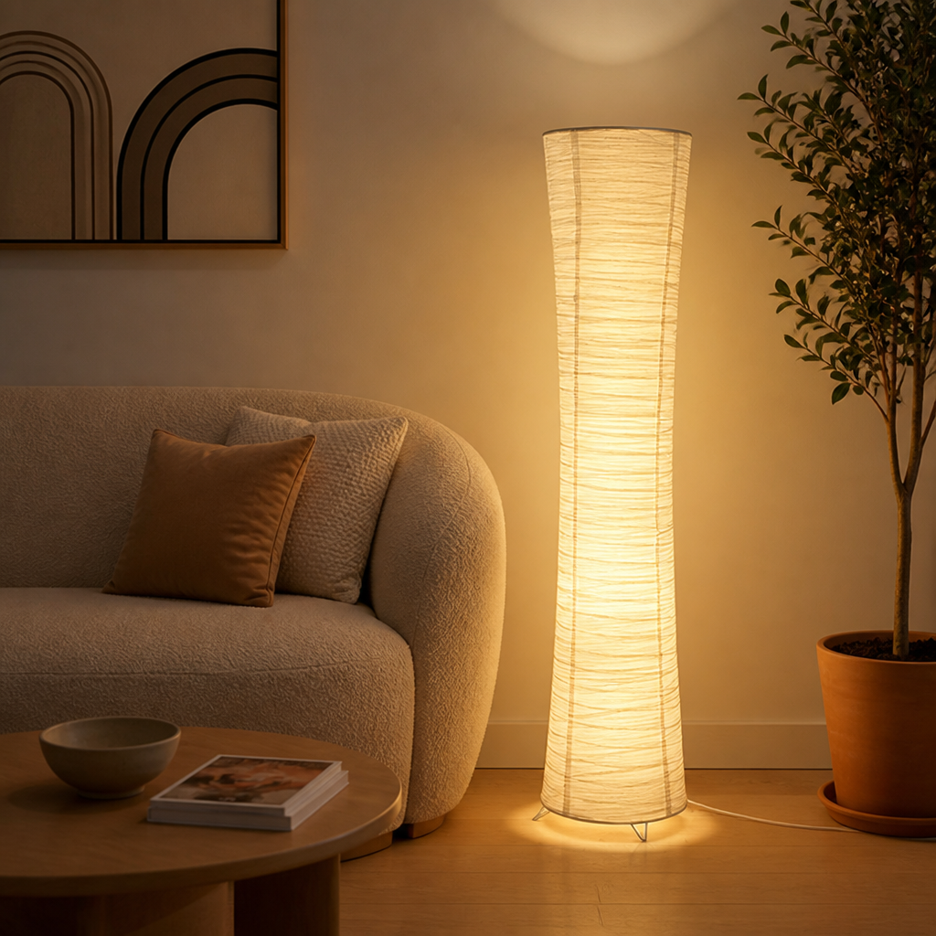 Japanese Paper Floor Lamp