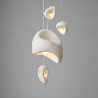 Japanese Resin Irregular Pendant Light