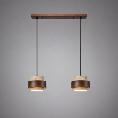 Japanese Stone LED Pendant Light