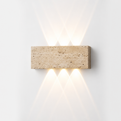 Japanese Stone LED Wall Sconce