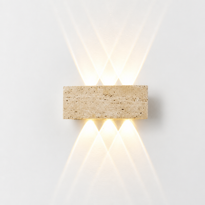 Japanese Stone LED Wall Sconce