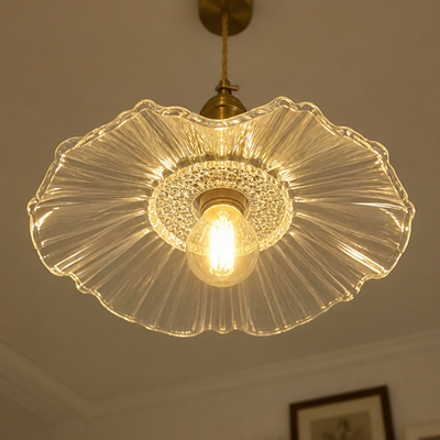 Japanese Transparent Lantern Pendant Light