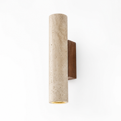 Japanese Travertine Marble LED Wall Sconce
