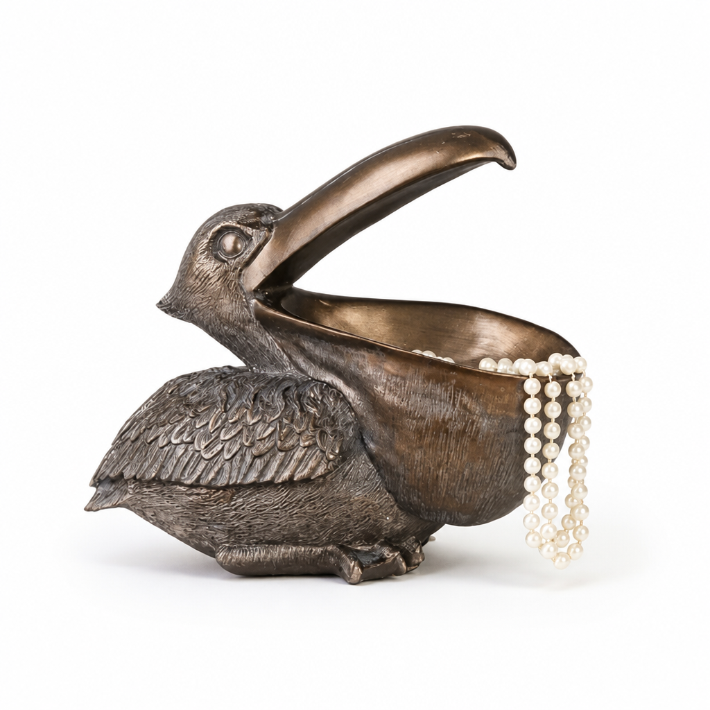 Key & Jewelry Organizer Decorative Resin Pelican