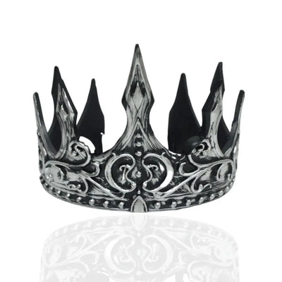 Kids Crown Embossed Metal & Rhinestones Adjustable 52 cm