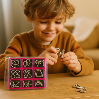 Kids Puzzle Metal Interlocking Screen Free