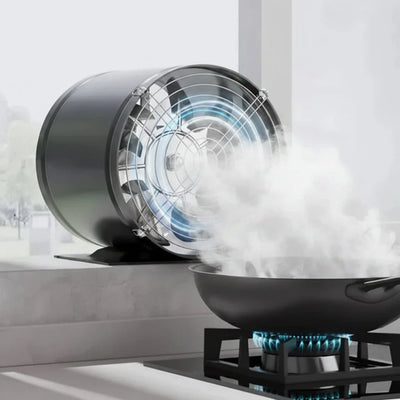 Kitchen Exhaust Fan Compact Quiet Wall & Window Mount