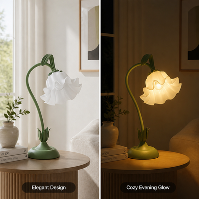 LED Flower-Shaped Desk Lamp