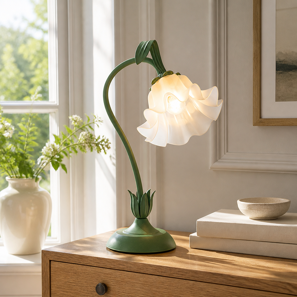 LED Flower-Shaped Desk Lamp