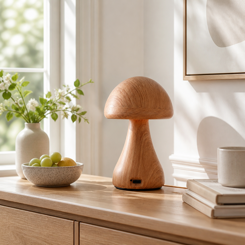 LED Mushroom Table Lamp