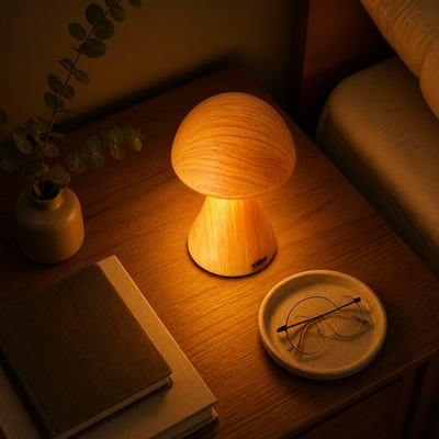 LED Mushroom Table Lamp