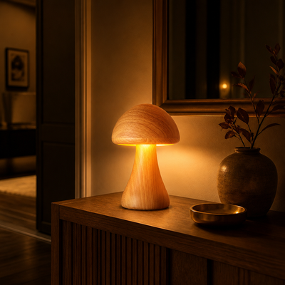 LED Mushroom Table Lamp