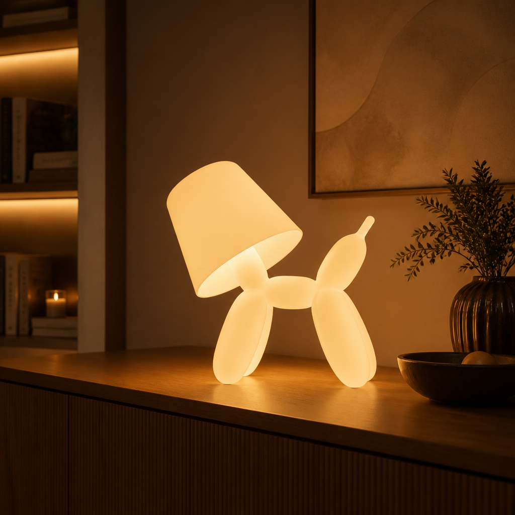LED Puppy Table Lamp