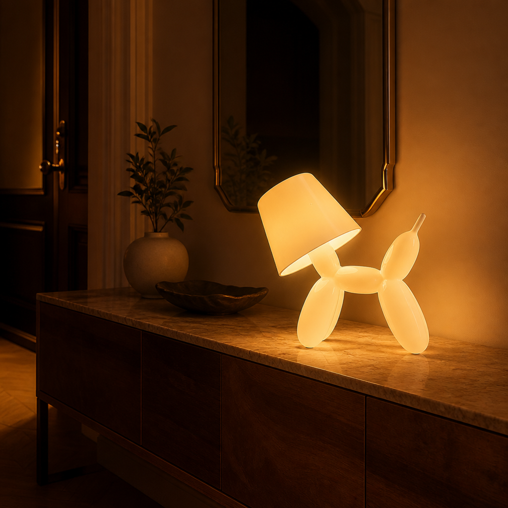 LED Puppy Table Lamp