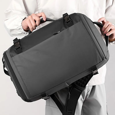 Laptop Backpack Waterproof 270-Degree Side Opening Ventilated Shoe Compartment