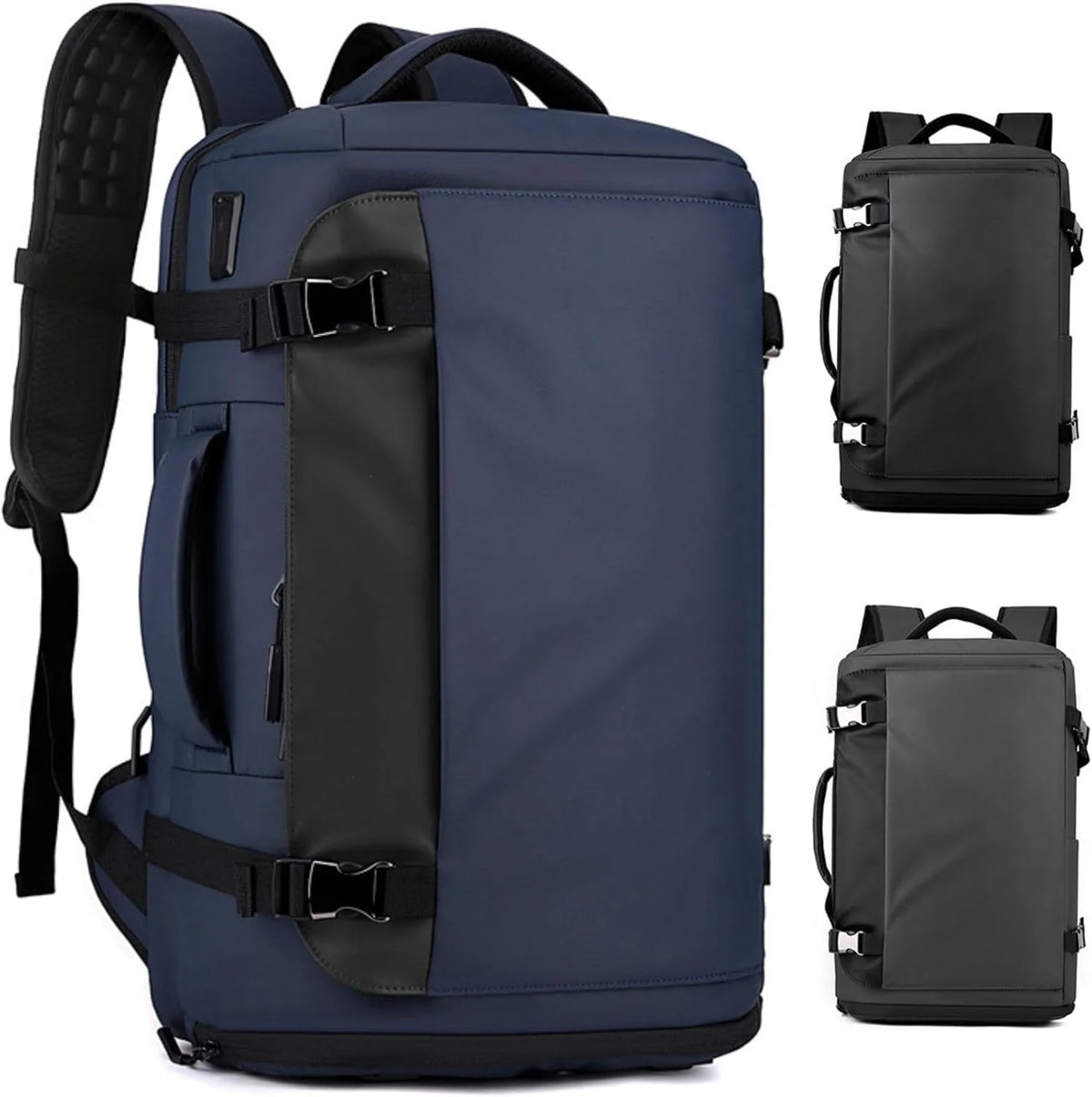 Laptop Backpack Waterproof 270-Degree Side Opening Ventilated Shoe Compartment