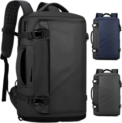 Laptop Backpack Waterproof 270-Degree Side Opening Ventilated Shoe Compartment