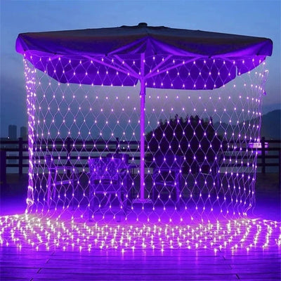 Light Net Curtain LED PVC Coated IP42 8 Modes