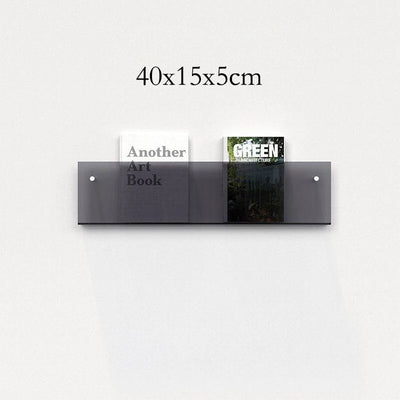 Magazine Holder Wall-Mounted Acrylic Space-Saving