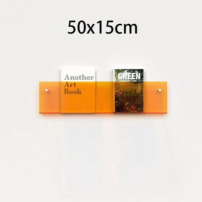 Magazine Holder Wall-Mounted Acrylic Space-Saving